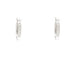 Boucles d'oreilles Boucles d’oreilles créoles en or blanc 18 ct avec diamants 0,24 ct 58 Facettes 14008