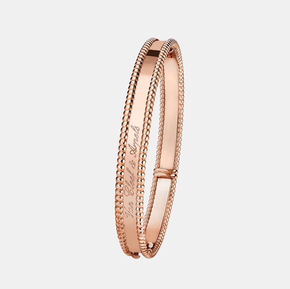 Bracelet Perlée Or rose  
