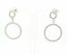 Boucles d'oreilles Boucles d’oreilles créoles en or blanc 18 kt et diamants 0,40 ct 58 Facettes 8478