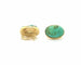 Boucles d'oreilles Boucles d’oreilles en or jaune 18 kt et turquoises naturelles 58 Facettes 6602