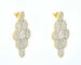 Boucles d'oreilles Boucles d’oreilles en or jaune 14 ct avec diamants 5,76 ct 58 Facettes 10419