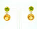Boucles d'oreilles Mangiarotti - Boucles d’oreilles en or jaune 18 ct, quartz et diamants 58 Facettes 8145