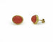 Boucles d'oreilles Boucles d’oreilles en or jaune 18 kt et corail naturel 58 Facettes 7295