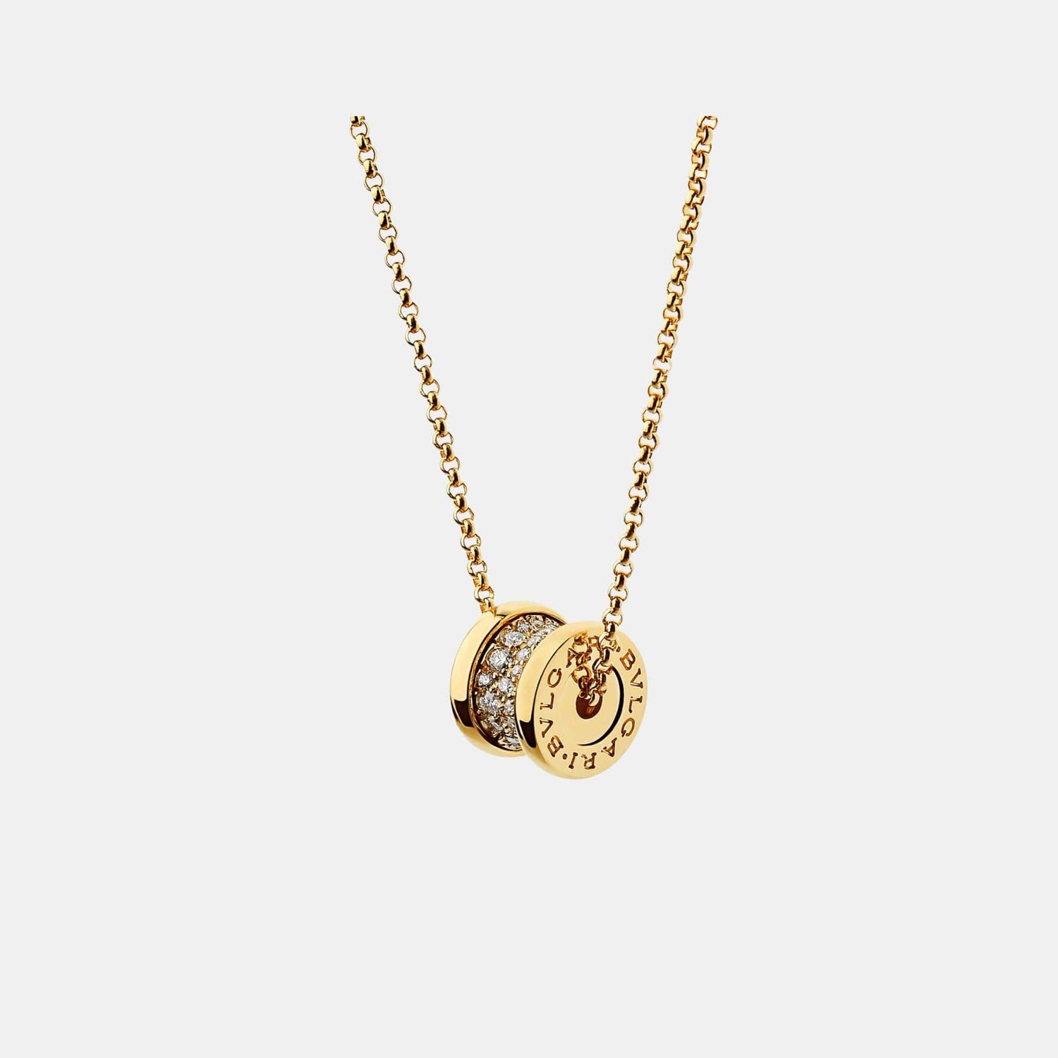 Collier B.Zero1 Or jaune Diamant 0.31ct