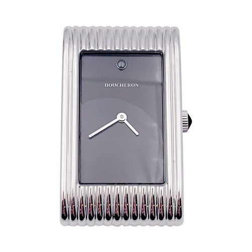 Montre Boucheron Reflet Large - Montre en acier 58 Facettes 33780