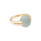 Bague 53 Pomellato Luna - Bague en or rose et aigue-marine 58 Facettes 35296