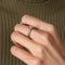 Bague 59 Bague solitaire en or blanc 18 carats et diamant 0,25 ct 58 Facettes BO/220098 NSS