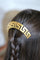 Peigne de cheveux méandre grec en or jaune 18k et écaille 58 Facettes