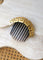 Peigne de cheveux méandre grec en or jaune 18k et écaille 58 Facettes