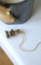 Pendentif Pendentif cachet géométrique en or rose 18k et quartz fumé 58 Facettes