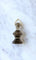 Pendentif Pendentif cachet géométrique en or rose 18k et quartz fumé 58 Facettes