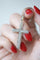 Pendentif Pendentif croix Art déco en or et platine, perles et diamants 58 Facettes