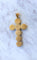 Pendentif Pendentif croix cabochons d’agates en or jaune 14kt 58 Facettes