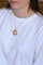 Pendentif Pendentif médaille caniche en or jaune 18k « Je suis fidèle » 58 Facettes