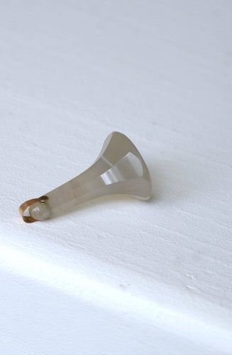 Pendentif Pendentif sceau (cachet) en or jaune 18 kt et calcédoine grise 58 Facettes