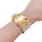 Bracelet Bracelet ruban vintage en or rose 750 et diamants 58 Facettes 34793