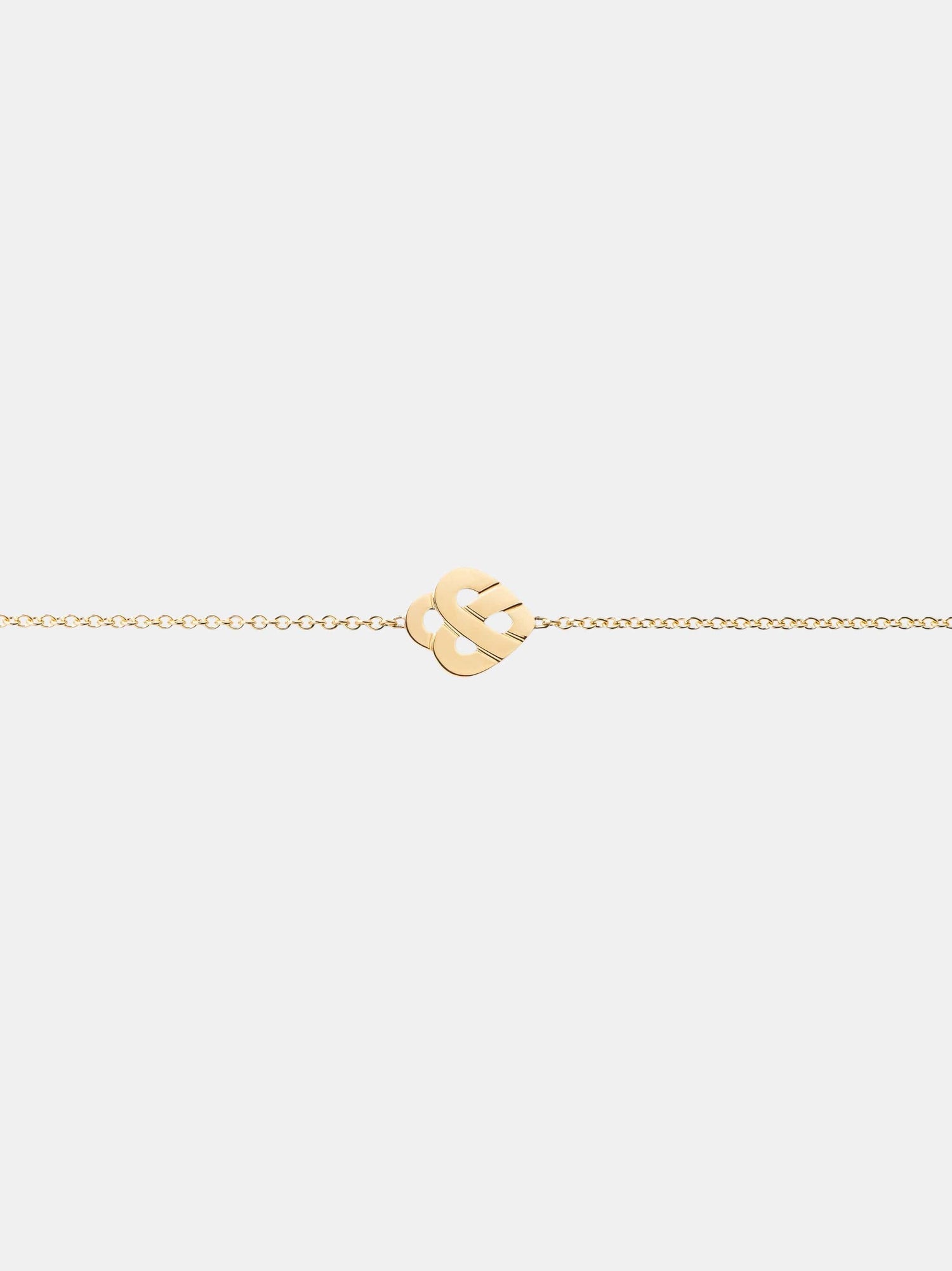 Bracelet Coeur Entrelacé Or jaune 