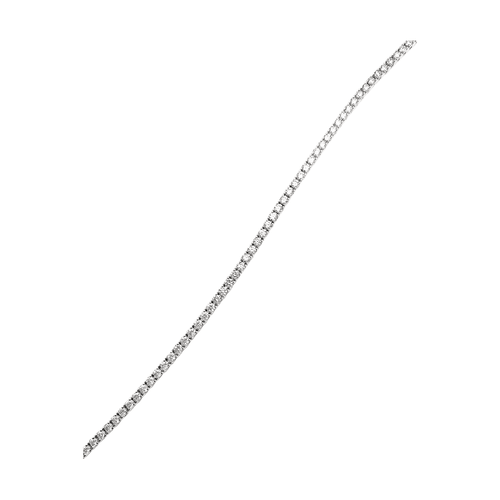 Bracelet Bracelet ligne en or blanc 18 carats et diamants 58 Facettes 35337