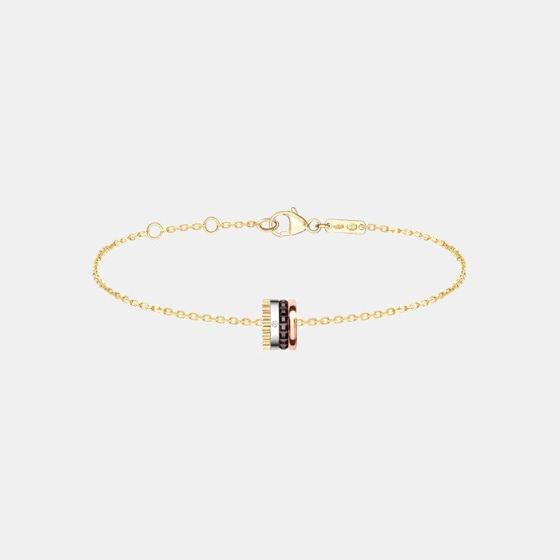 Bracelet Quatre Or Diamant 0.003ct