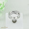 Bague 55.5 Bague en or blanc 750 - 9 diamants taille brillant 1,0 ct 58 Facettes 2126