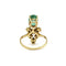 Bague 51.5 Bague Duchesse - Or jaune, Emeraude & Diamants 58 Facettes 250412R
