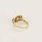 Bague 52 Bague motif ajouré en or jaune 18k, platine, diamants et perle grise 58 Facettes DADB-01