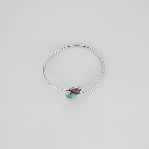 Bracelet Bracelet Jonc Pierres 58 Facettes