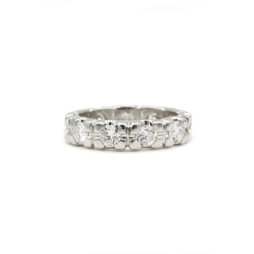 Bague 50 Alliance - Or et 12 diamants 58 Facettes 220296R