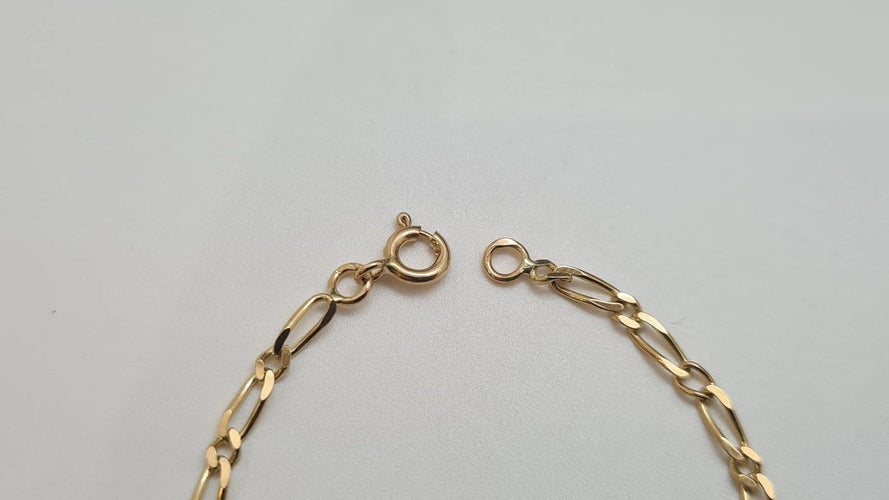 Bracelet Gourmette en Or Jaune 58 Facettes