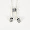 Collier Collier en or blanc, saphirs et diamants 58 Facettes B250609