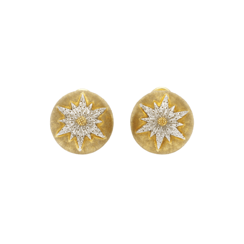Boucles d'oreilles Buccellati - Boucles d’oreilles à clips en or 18K bicolore 58 Facettes 22826