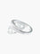 Bague 52.5 Bague en or blanc sertie de diamants entrelacés 58 Facettes 422 00279