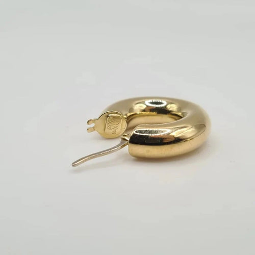 Boucles d'oreilles Créoles or jaune 18 carats 58 Facettes