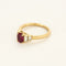 Bague 48.5 Cartier- Bague en or jaune, diamants et rubis 58 Facettes B250351