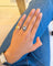 Bague 54 Bague Art déco à chaton octogonal en platine, saphirs et diamants 58 Facettes 178