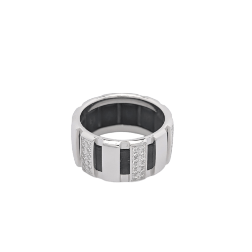 Bague 54 Chaumet Class One - Bague en or blanc 18 carats et diamants 58 Facettes 25538