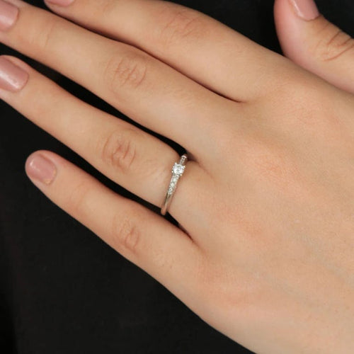 Bague 50 Bague Solitaire Diamants 58 Facettes