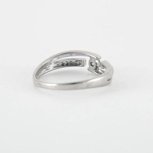 Bague 52 Bague Or blanc diamants 58 Facettes