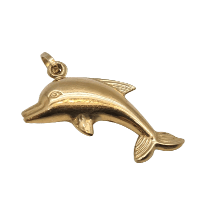 Pendentif Pendentif dauphin en Or jaune 58 Facettes