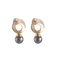 Boucles d'oreilles Dormeuses Perles de Tahiti Diamants 58 Facettes 1