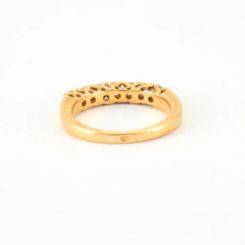 Bague 52 Bague Or jaune Diamants 58 Facettes