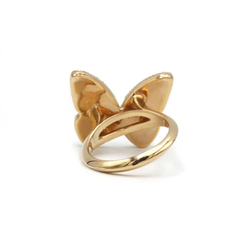 Bague 50 MESSIKA - Bague Butterfly Or Rose Diamants 58 Facettes 240107R