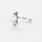 Bague 61 Bague à perle de culture en platine et or gris 18k, diamants 58 Facettes BG6