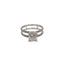 Bague 52 Bague or blanc et diamants 58 Facettes