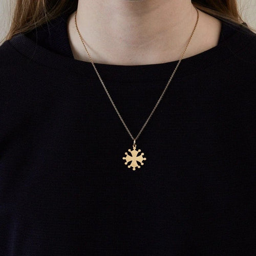 Pendentif Pendentif croix Or jaune 58 Facettes