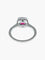 Bague 52 Bague coussin rubis en or gris palladié et diamants 58 Facettes 41950019