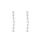 Boucles d'oreilles Pendants d'oreilles or gris et diamants 58 Facettes CAS00502