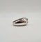 Bague 50.5 Bague or blanc sertie de diamants taille ancienne 58 Facettes