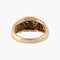Bague 58 Bague pavée de 19 diamants en or jaune 750 58 Facettes