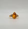 Bague 54 Bague or jaune sertie de diamants et une citrine 58 Facettes